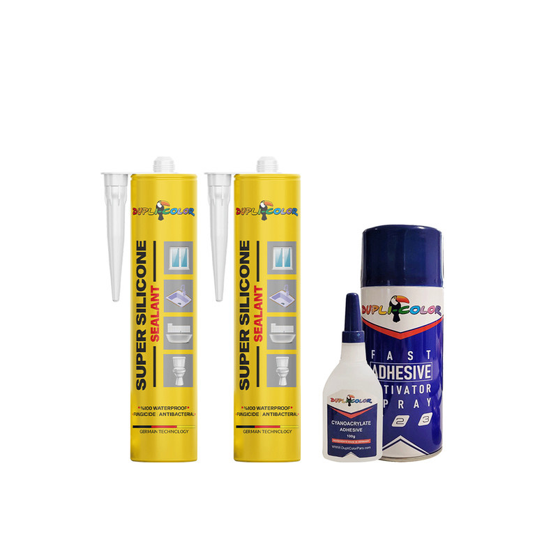 چسب سیلیکون و اسپری چسب 123 دوپلی کالر مدل d2 وزن 320 گرم مجموعه 3 عددی چسب سیلیکون و اسپری چسب 123 دوپلی کالر مدل d2 وزن 320 گرم مجموعه 3 عددی