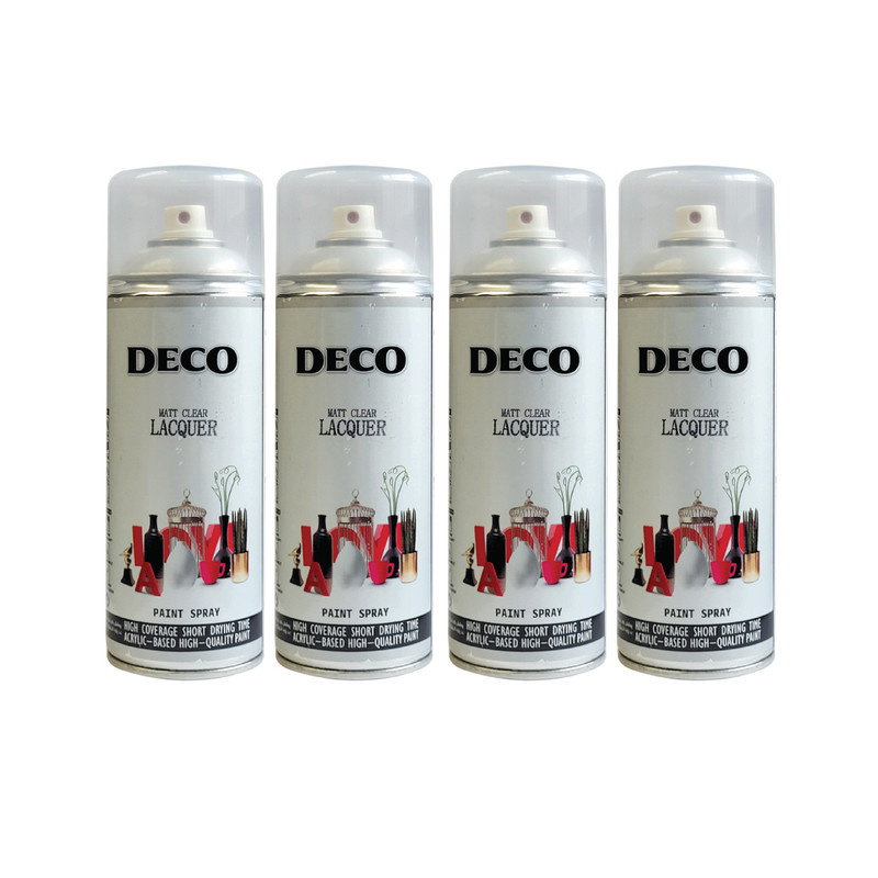 اسپری کیلر مات دکو مدل d4 حجم 400 میلی لیتر مجموعه 4 عددی اسپری کیلر مات دکو مدل d4 حجم 400 میلی لیتر مجموعه 4 عددی