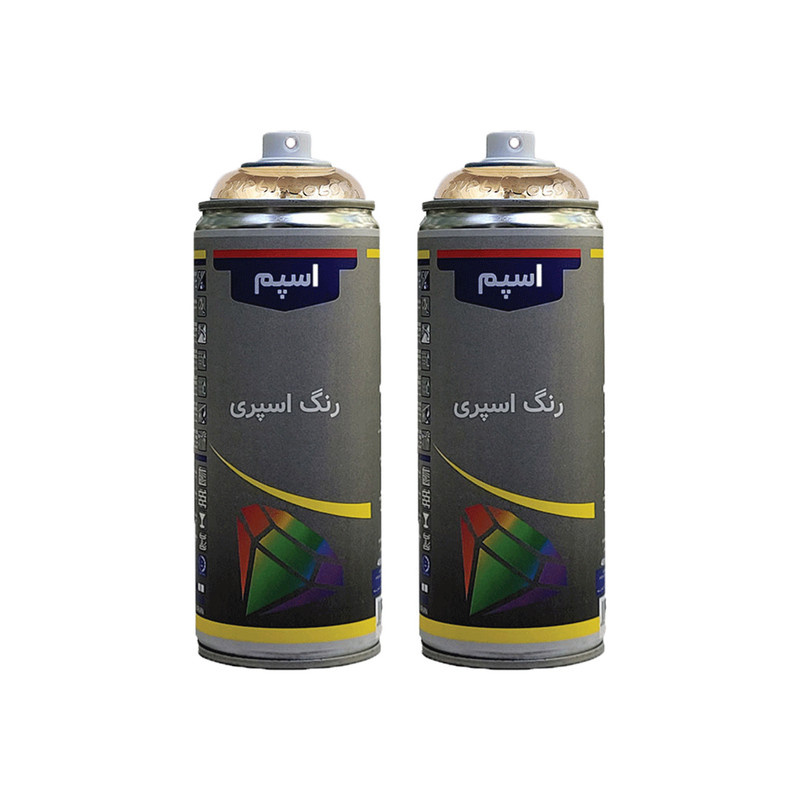 اسپری رنگ طلایی اسپم مدل gold حجم 300 میلی لیتر مجموعه 2عددی اسپری رنگ طلایی اسپم مدل gold حجم 300 میلی لیتر مجموعه 2عددی