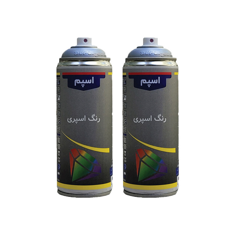 اسپری رنگ نقره ای اسپم مدل SILVER حجم 300 میلی لیتر مجموعه 2 عددی اسپری رنگ نقره ای اسپم مدل SILVER حجم 300 میلی لیتر مجموعه 2 عددی