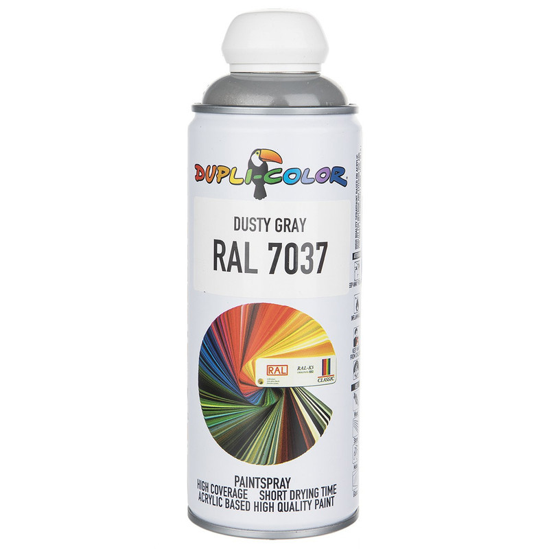 اسپری رنگ خاکستری دوپلی کالر مدل RAL 7037 حجم 400 میلی لیتر اسپری رنگ خاکستری دوپلی کالر مدل RAL 7037 حجم 400 میلی لیتر