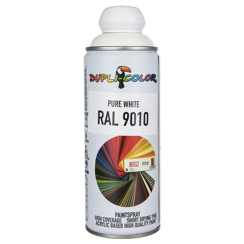 اسپری رنگ سفید دوپلی کالر مدل RAL 9010 حجم 400 میلی لیتر اسپری رنگ سفید دوپلی کالر مدل RAL 9010 حجم 400 میلی لیتر