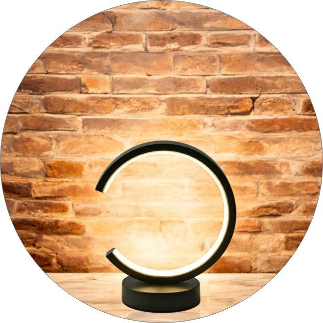 آباژور رو میزی طرح نیم دایره کد 00725 آباژور رو میزی طرح نیم دایره کد 00725