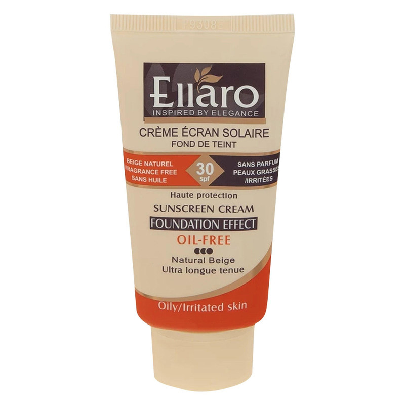 کرم ضد آفتاب رنگی الارو SPF30 سری Foundation Effect مدل Natural Beige حجم 40 میلی لیتر کرم ضد آفتاب رنگی الارو SPF30 سری Foundation Effect مدل Natural Beige حجم 40 میلی لیتر