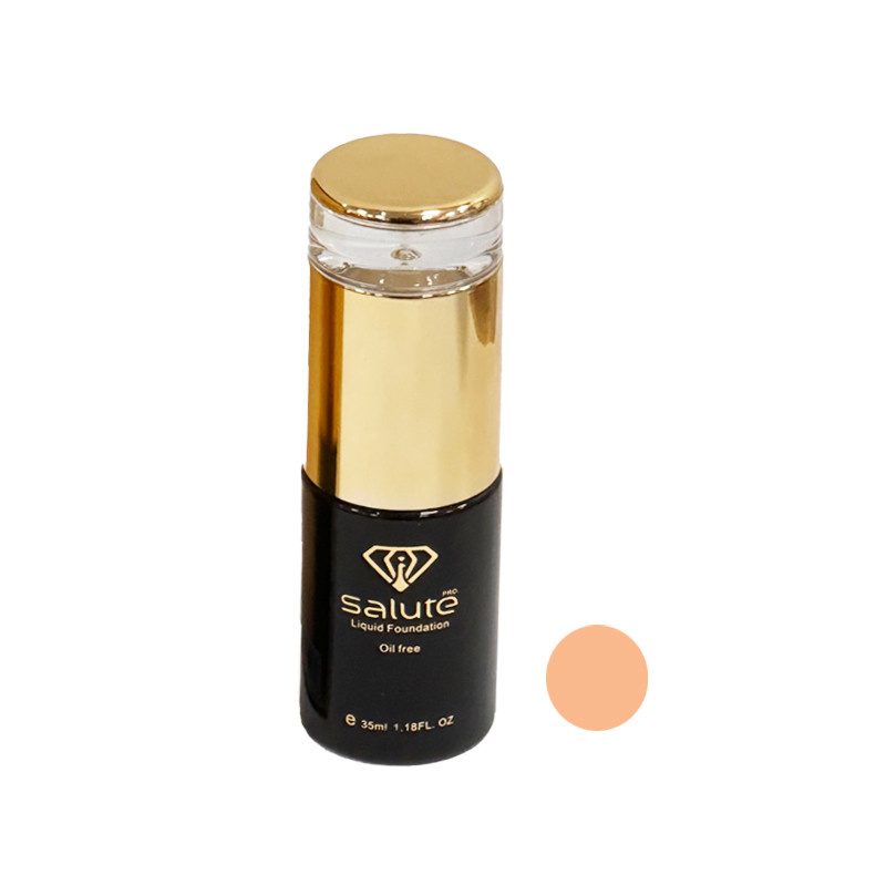 کرم پودر مایع SPF25 سالوته پرو مدل OIL FREE شماره 512 مناسب برای انواع پوست حجم 35 میلی لیتر