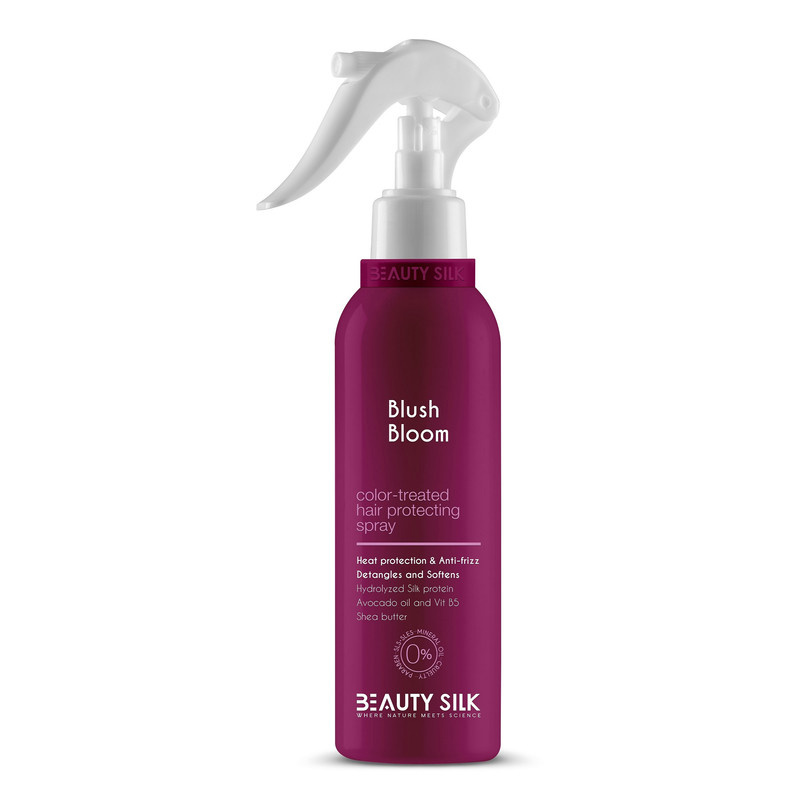 اسپری مو بیوتی سیلک مدل Blush Bloom مناسب موی رنگ شده حجم 227 میلی لیتر اسپری مو بیوتی سیلک مدل Blush Bloom مناسب موی رنگ شده حجم 227 میلی لیتر