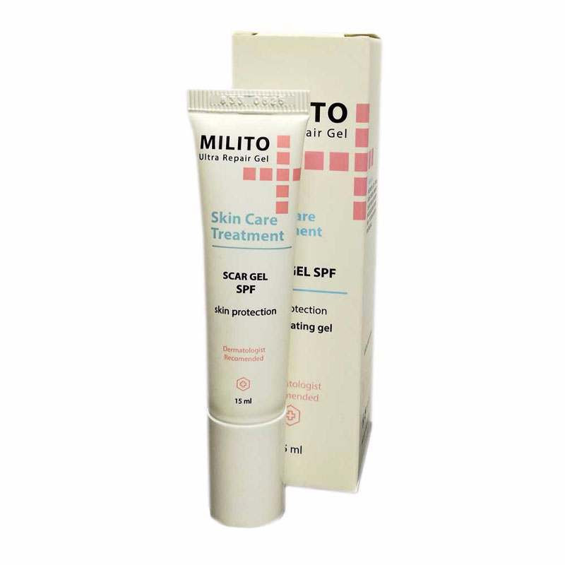ژل ترمیم کننده میلیتو مدل spf حجم 15 میلی لیتر ژل ترمیم کننده میلیتو مدل spf حجم 15 میلی لیتر