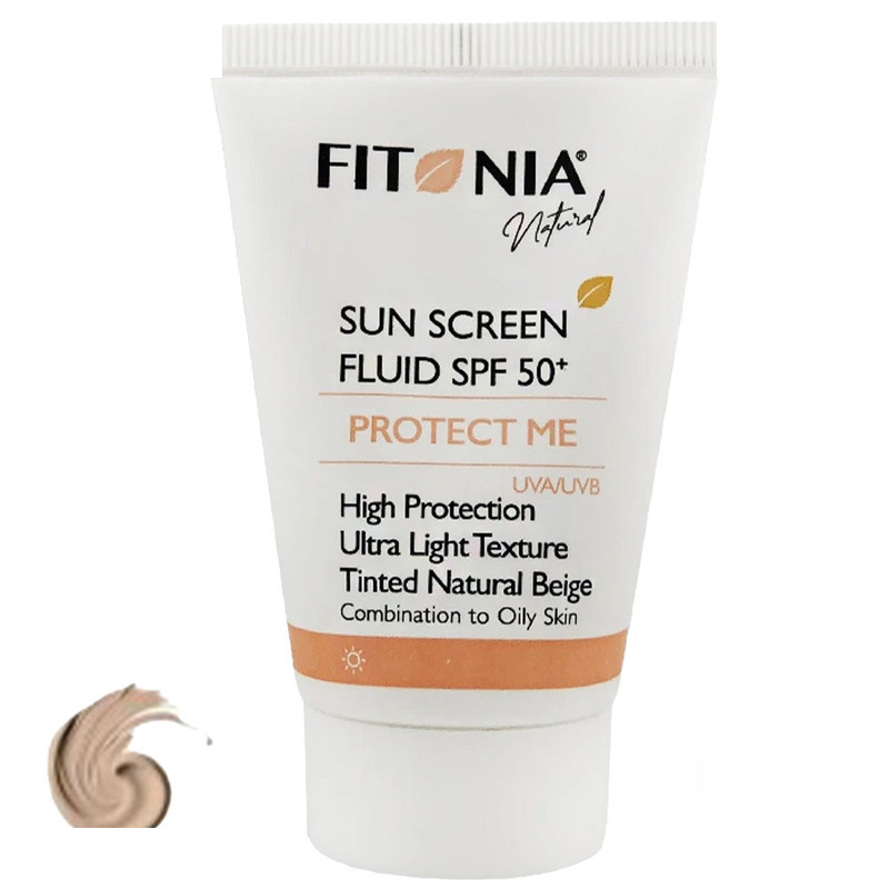 فلوئید ضد آفتاب رنگی صورت فیتونیا spf 50 مدل protect me مناسب پوست چرب و مختلط حجم 40 میلی لیتر فلوئید ضد آفتاب رنگی صورت فیتونیا spf 50 مدل protect me مناسب پوست چرب و مختلط حجم 40 میلی لیتر