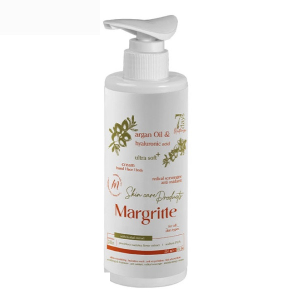 کرم مرطوب کننده و آبرسان مارگریت مدل Argan oil حجم 250 میلی لیتر