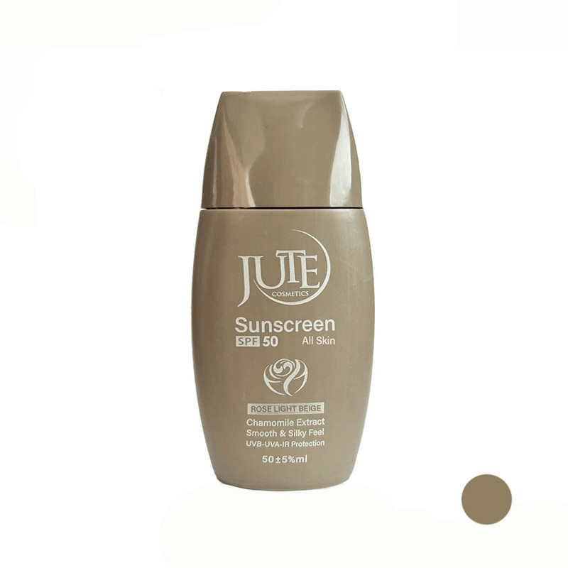 کرم ضد آفتاب رنگی صورت ژوت SPF50 مدل 4554 مناسب برای انواع پوست حجم 50 میلی لیتر کرم ضد آفتاب رنگی صورت ژوت SPF50 مدل 4554 مناسب برای انواع پوست حجم 50 میلی لیتر