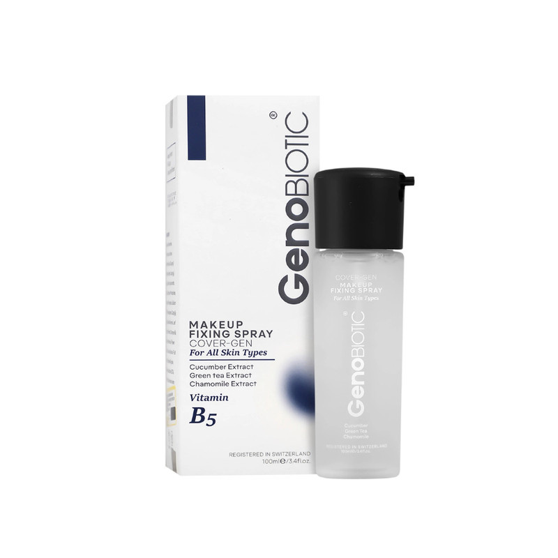 محلول تثبیت کننده آرایش صورت ژنوبایوتیک مدل cover gen حجم 100 میلی لیتر محلول تثبیت کننده آرایش صورت ژنوبایوتیک مدل cover gen حجم 100 میلی لیتر
