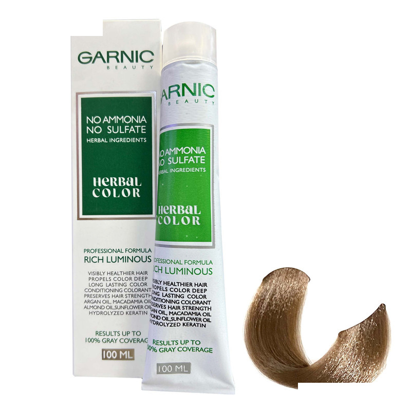 رنگ مو گارنیک مدل NO-AMMONIA شماره 8.37 حجم 100 میلی لیتر رنگ بلوند نسکافه ای روشن رنگ مو گارنیک مدل NO-AMMONIA شماره 8.37 حجم 100 میلی لیتر رنگ بلوند نسکافه ای روشن