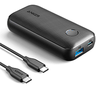  پاوربانک انکر مدل A1239 ظرفیت 10000 میلی‌آمپرساعت به همراه کابل USB Type-c