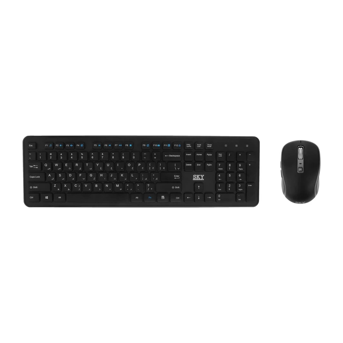 کیبورد و ماوس بی سیم اسکای لیزر مدل KG9012+G1060E6 کیبورد و ماوس بی سیم اسکای لیزر مدل KG9012+G1060E6-small-image