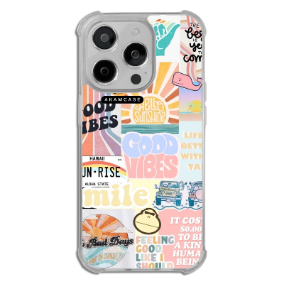 کاور گوشی اپل iPhone 14 Pro آکام مدل AMCWTA14PRO-GOOD VIBES12