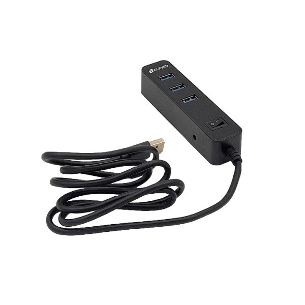 هاب 4 پورت USB 3.0 پورت ایلون مدل H302 هاب 4 پورت USB 3.0 پورت ایلون مدل H302