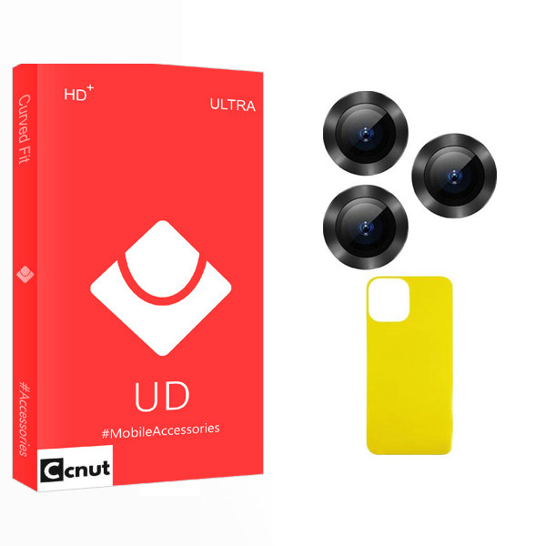 محافظ پشت گوشی کوکونات مدل UD Ultra FLL فلزی مناسب برای گوشی موبایل اپل iPhone 13 ProMax  به همراه محافظ لنز گوشی