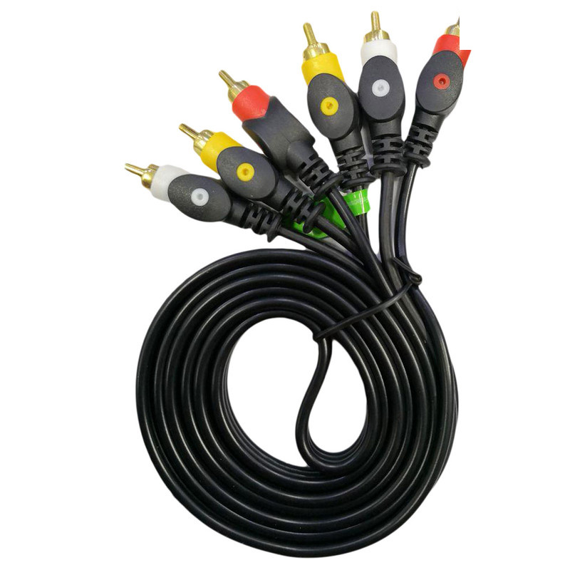 کابل 3 جک RCA به 3 جک RCA مدل AV به طول 1.5 متر کابل 3 جک RCA به 3 جک RCA مدل AV به طول 1.5 متر