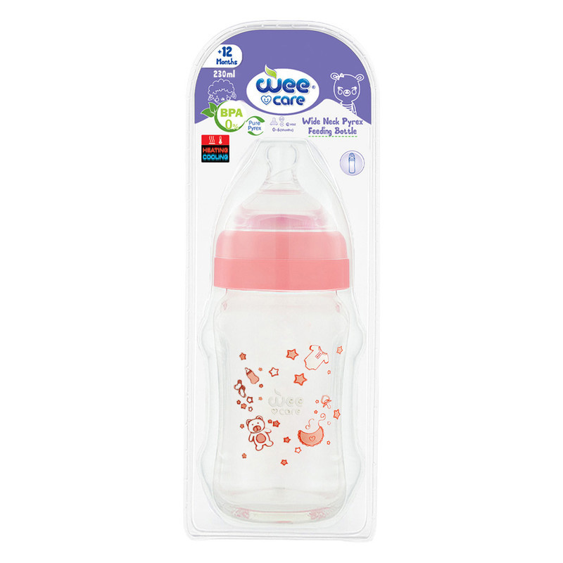 شیشه شیر وی کر مدل دهانه عریض طرح رویا کد B311 حجم 230 میلی لیتر