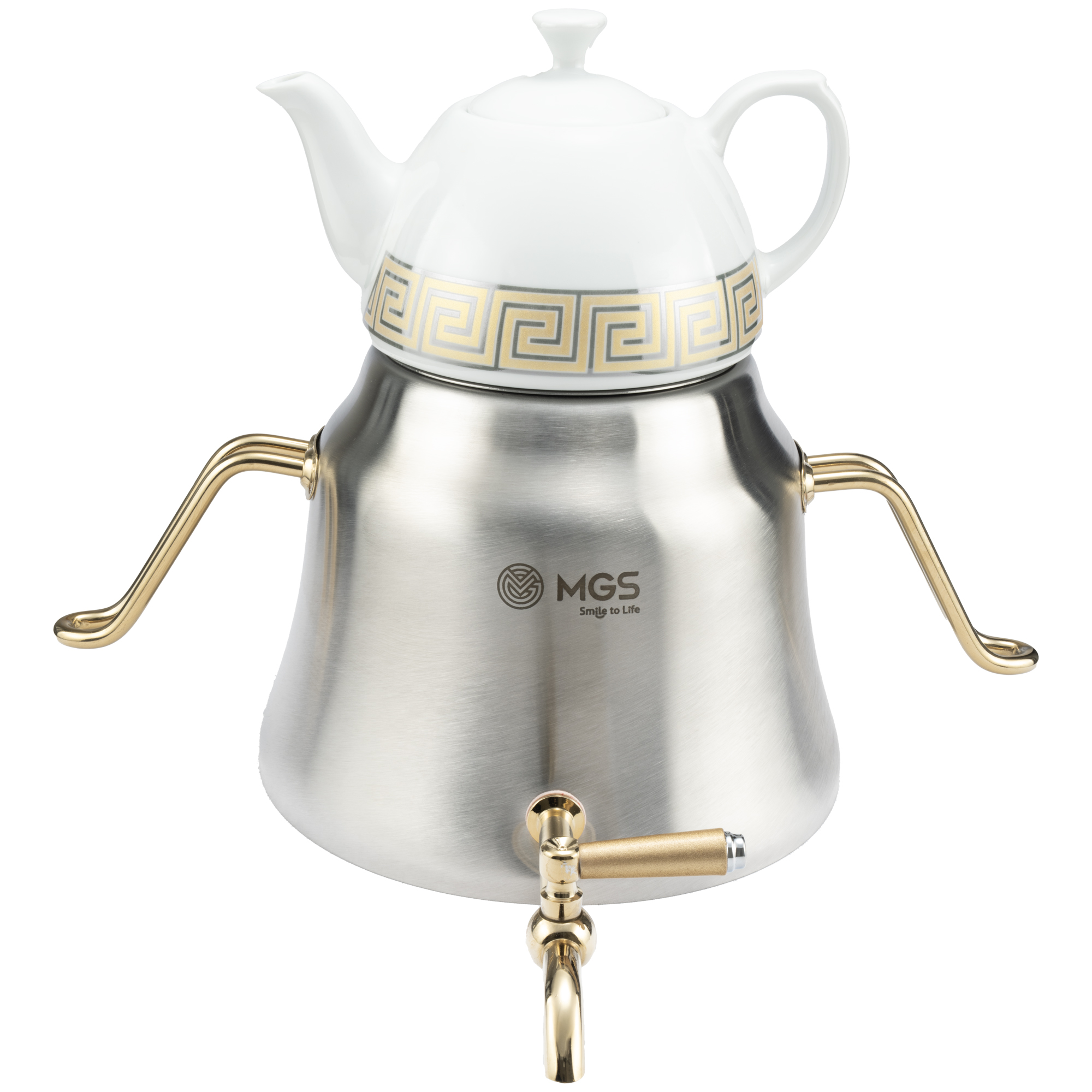 کتری و قوری ام جی اس چینی و کد K41015M کتری و قوری ام جی اس چینی و کد K41015M