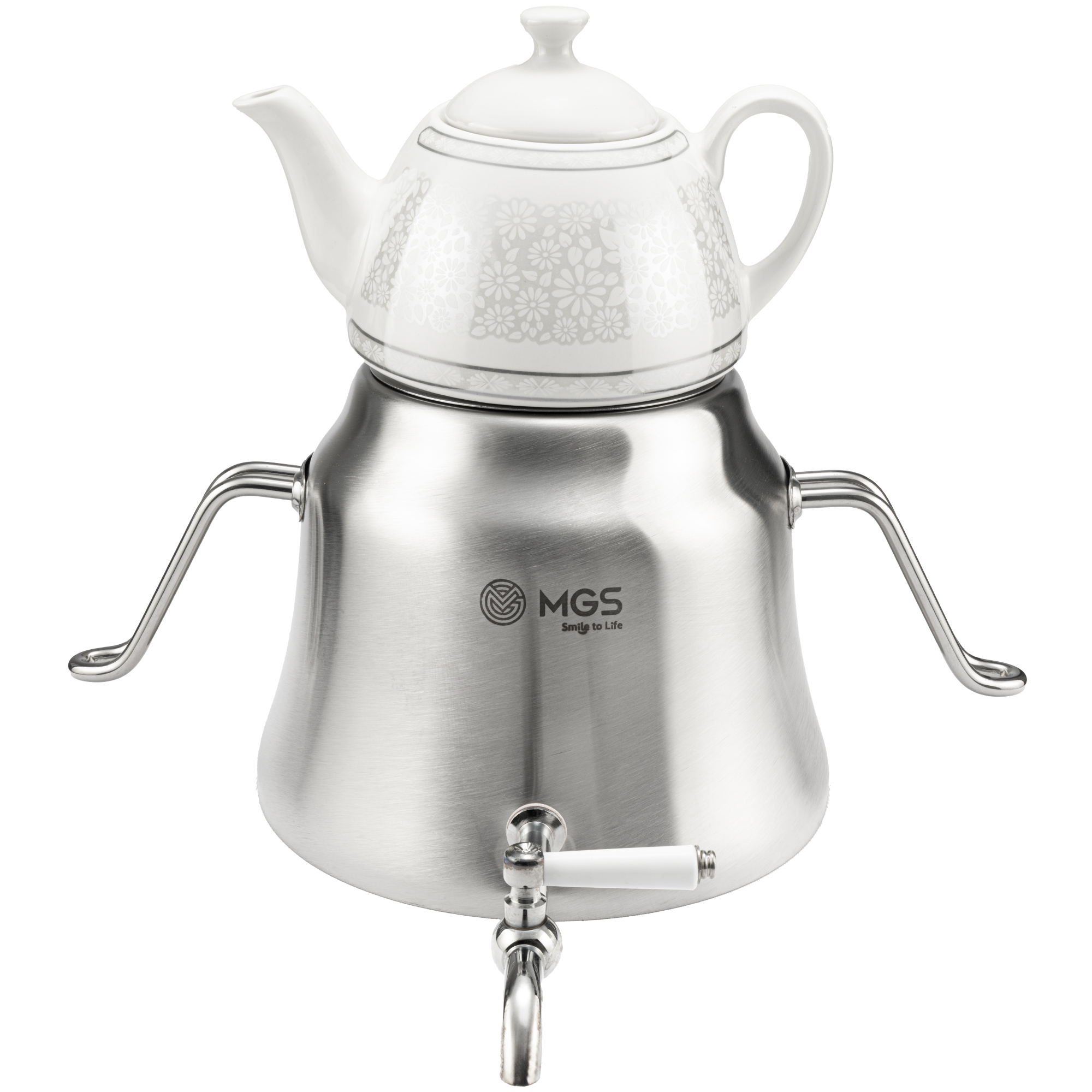 کتری و قوری ام جی اس چینی و کد K41016M کتری و قوری ام جی اس چینی و کد K41016M