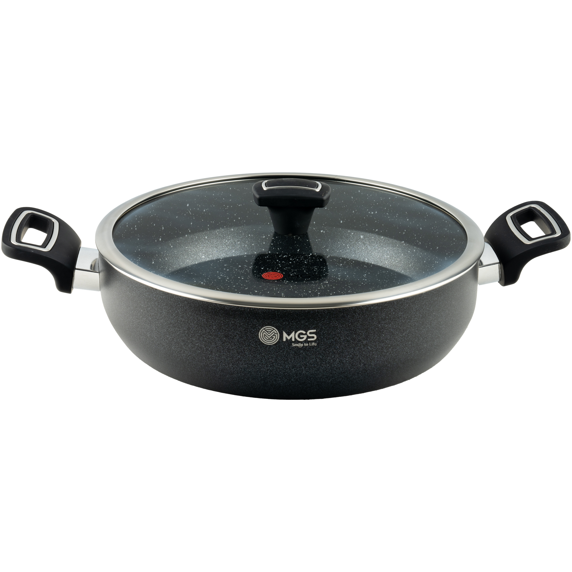 تابه ام جی اس گرانیت سایز 28 دو دسته مدل گارنت کد GR02