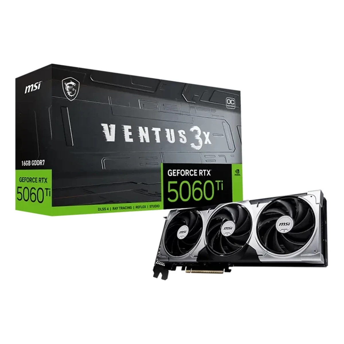 کارت گرافیک ام اس آی مدل GeForce RTX 5060 Ti 16G VENTUS 3X OC کارت گرافیک ام اس آی مدل GeForce RTX 5060 Ti 16G VENTUS 3X OC-small-image