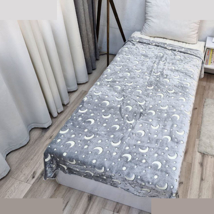 پتو مسافرتی مدل شب نما آسمان سایز 185x145 سانتی متر