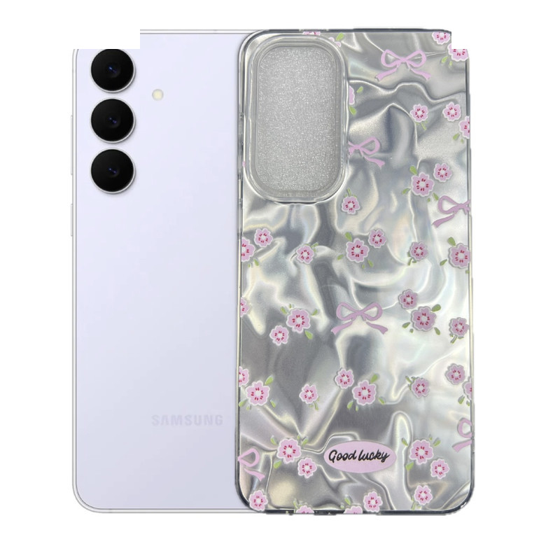 کاور طرح گل و پاپیون مناسب برای گوشی موبایل سامسونگ Galaxy S23 FE