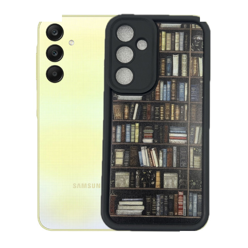 کاور طرح کتابخانه نیمه شب مناسب برای گوشی موبایل سامسونگ Galaxy A34