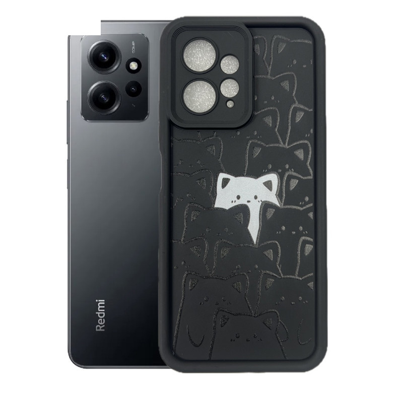 کاور طرح گربه مناسب برای گوشی موبایل شیائومی Redmi Note 12 4g