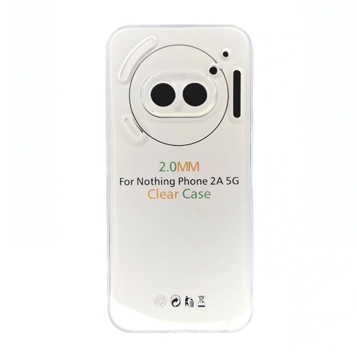 قاب ژله ای گوشی ناتینگ فون مدل Nothing Phone 2A کاور ژله ای Nothing Phone 2A ناتینگ فون-small-image