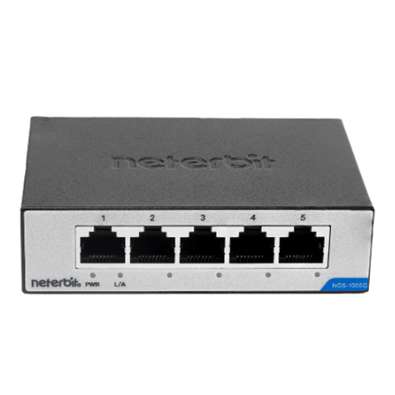 سوییچ 5 پورت نتربیت مدل NGS-1005C سوییچ 5 پورت نتربیت مدل NGS-1005C