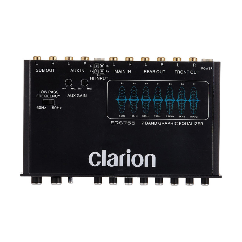اکولایزر گرافیکی خودرو کلاریون مدل EQS755 اکولایزر گرافیکی خودرو کلاریون مدل EQS755