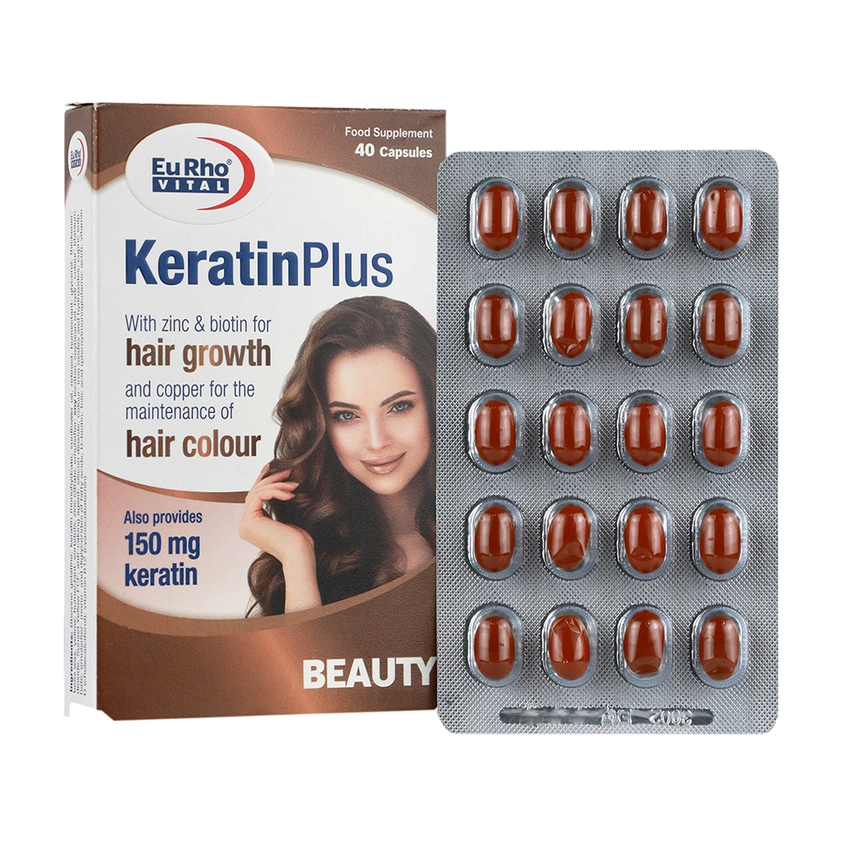 کپسول ژلاتینی نرم کراتین پلاس یوروویتال بسته 30 عددی کپسول ژلاتینی نرم کراتین پلاس یوروویتال بسته 30 عددی-small-image