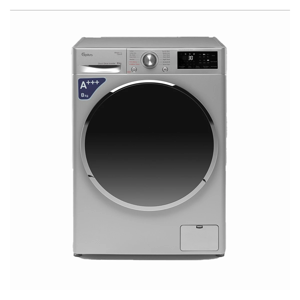 ماشین لباسشویی جی پلاس 8 کیلویی مدل GWM-R808S-small-image