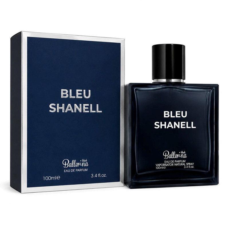 ادوپرفیوم مردانه بالرینا مدل BLEU SHANELL با رایحه خنک ادوپرفیوم مردانه بالرینا مدل BLEU SHANELL با رایحه خنک