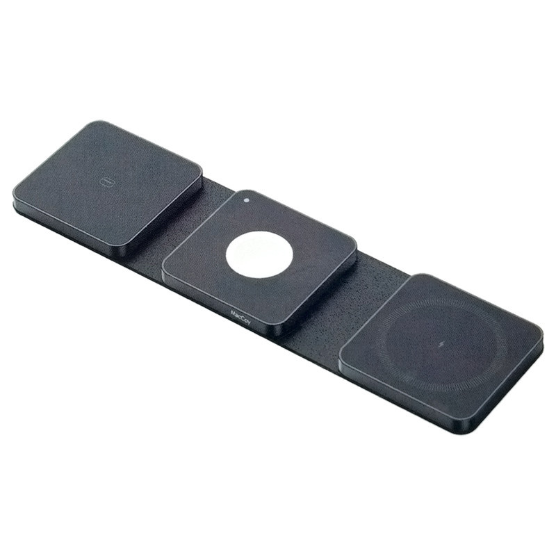 داک شارژر بیسیم 15 وات 3 پورت مک کوی مدل ST-07 داک شارژر بیسیم 15 وات 3 پورت مک کوی مدل ST-07