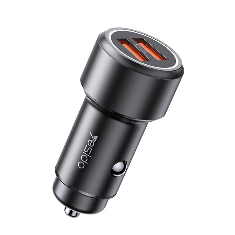 شارژر فندکی یسیدو مدل Yesido Y43 Car Charger شارژر فندکی یسیدو مدل Yesido Y43 Car Charger