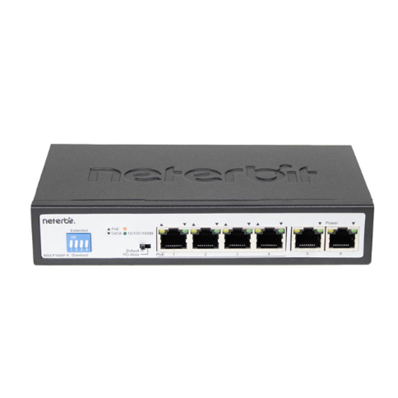 سوییچ 6 پورت نتربیت مدل NGS-F1006P-A سوییچ 6 پورت نتربیت مدل NGS-F1006P-A