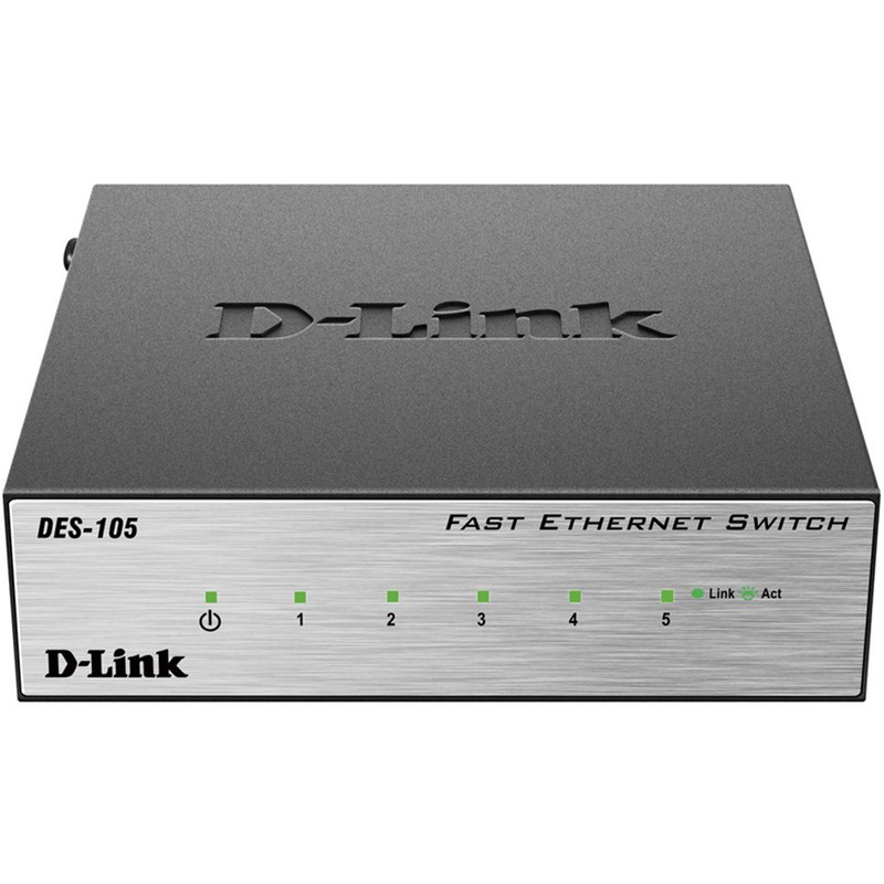 سوییچ 5 پورت دسکتاپ دی-لینک مدل DES-105 سوییچ 5 پورت دسکتاپ دی-لینک مدل DES-105