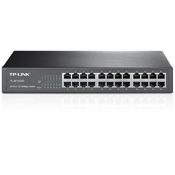 سوییچ 24 پورت مگابیتی و رکمونت تی پی-لینک مدل TL-SF1024D سوییچ 24 پورت مگابیتی و رکمونت تی پی-لینک مدل TL-SF1024D