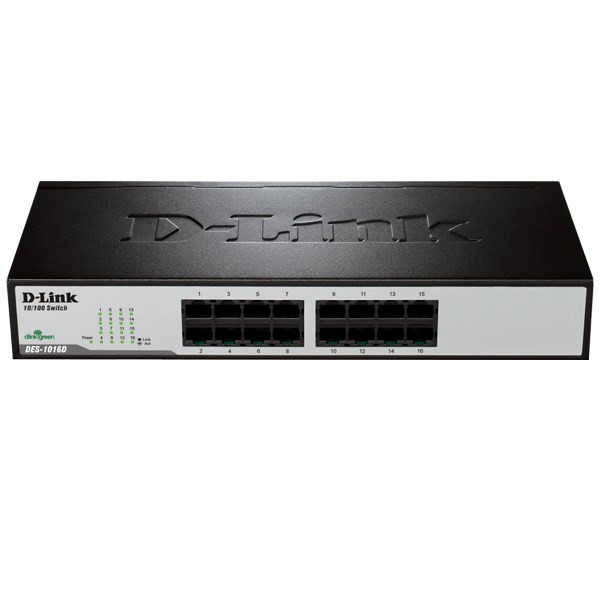 سوییچ 16 پورت غیر مدیریتی و دسکتاپ دی-لینک مدل DES-1016D سوییچ 16 پورت غیر مدیریتی و دسکتاپ دی-لینک مدل DES-1016D