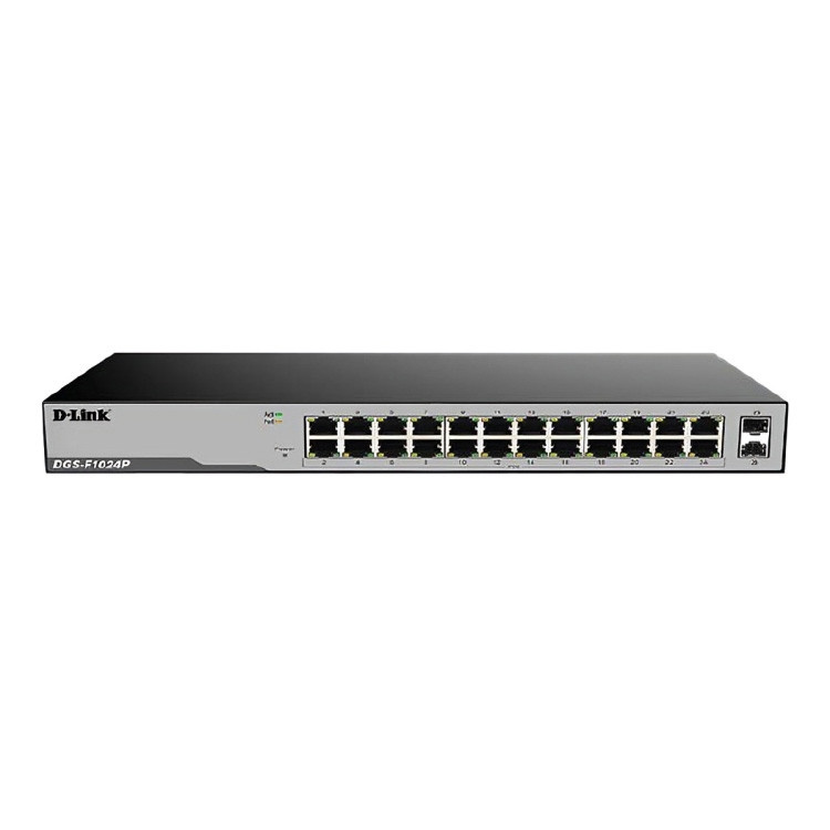 سوئیچ 26 پورت PoE دی لینک مدل DGS-F1024P سوئیچ 26 پورت PoE دی لینک مدل DGS-F1024P