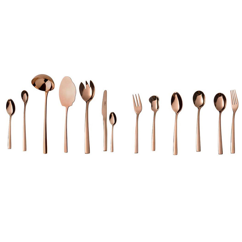 سرویس قاشق و چنگال 116 پارچه ناب استیل مدل Felorance PVD