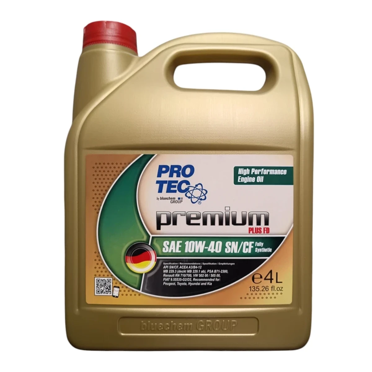 روغن موتور خودرو پروتک مدل 10W40 SN/CF-small-image