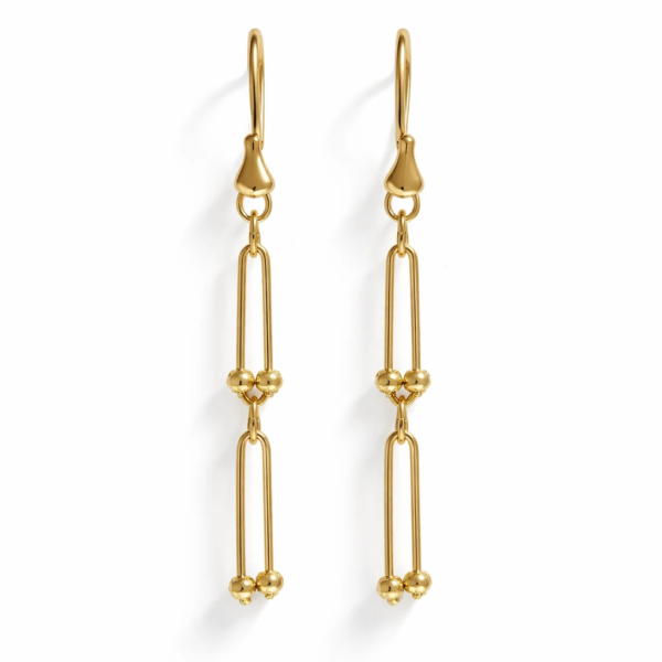 گوشواره طلا 18 عیار تیفانی گالری طلا ادیب زر کد5175