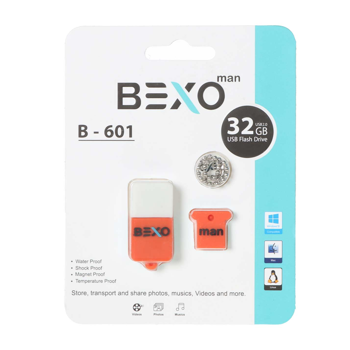 فلش مموری بکسو مدل B-601 ظرفیت 32 گیگابایت فلش مموری بکسو مدل B-601 ظرفیت 32 گیگابایت-small-image