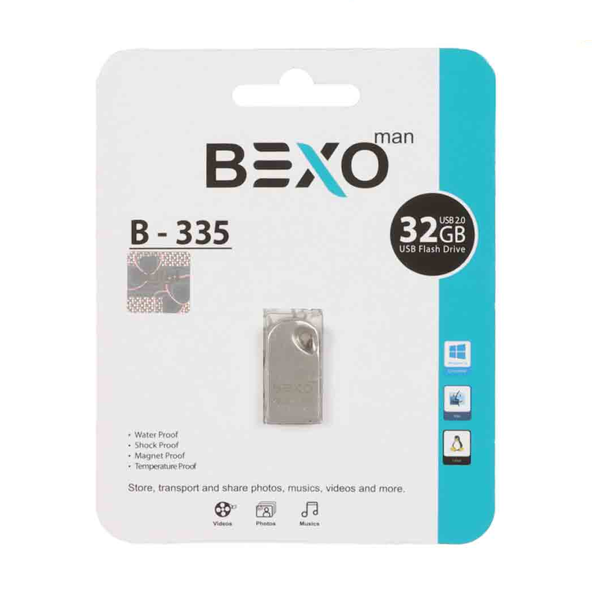 فلش مموری بکسو مدل B-335 ظرفیت 32 گیگابایت فلش مموری بکسو مدل B-335 ظرفیت 32 گیگابایت-small-image