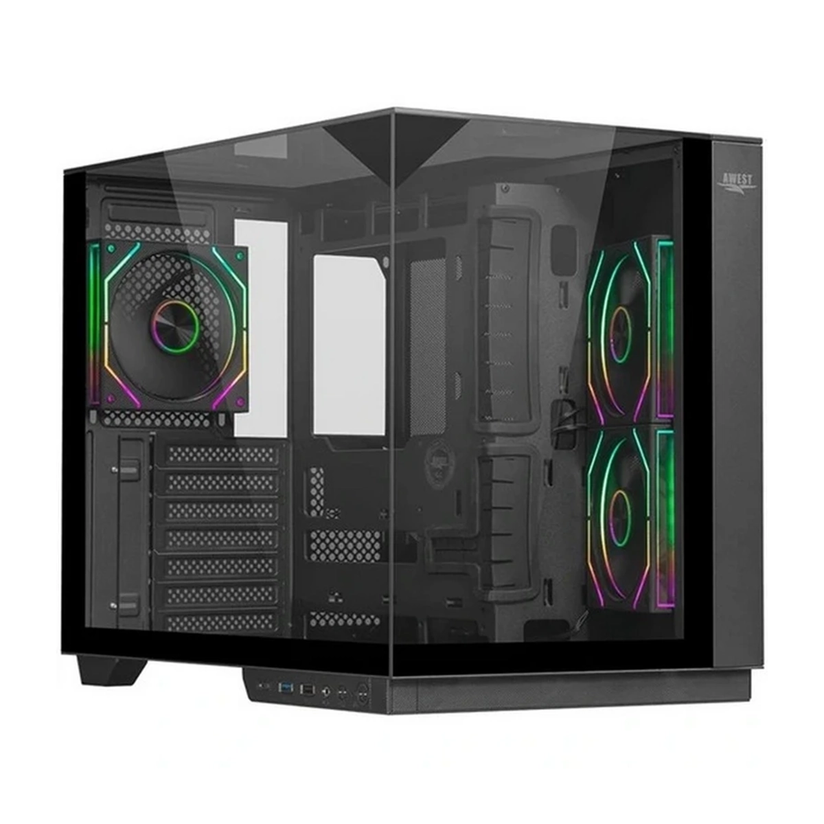 کیس کامپیوتر گیمینگ اوست مدل AQ17TG-B کیس کامپیوتر گیمینگ اوست مدل AQ17TG-B-small-image